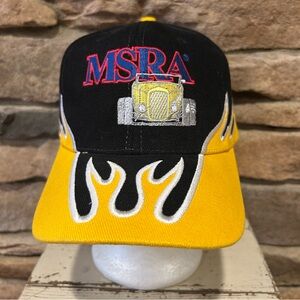 MSRA‎ Black and Yellow Flame Cap